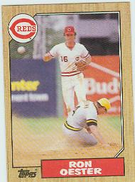 1987 Topps Baseball Cards      172     Ron Oester